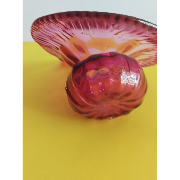 Vintage Rossi Art Glass Canada Large jack in te piulpit  6" tall x 8" long x 6" - Picture 8 of 15